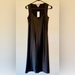 Black Calvin Klein Satin Slip Dress NWT